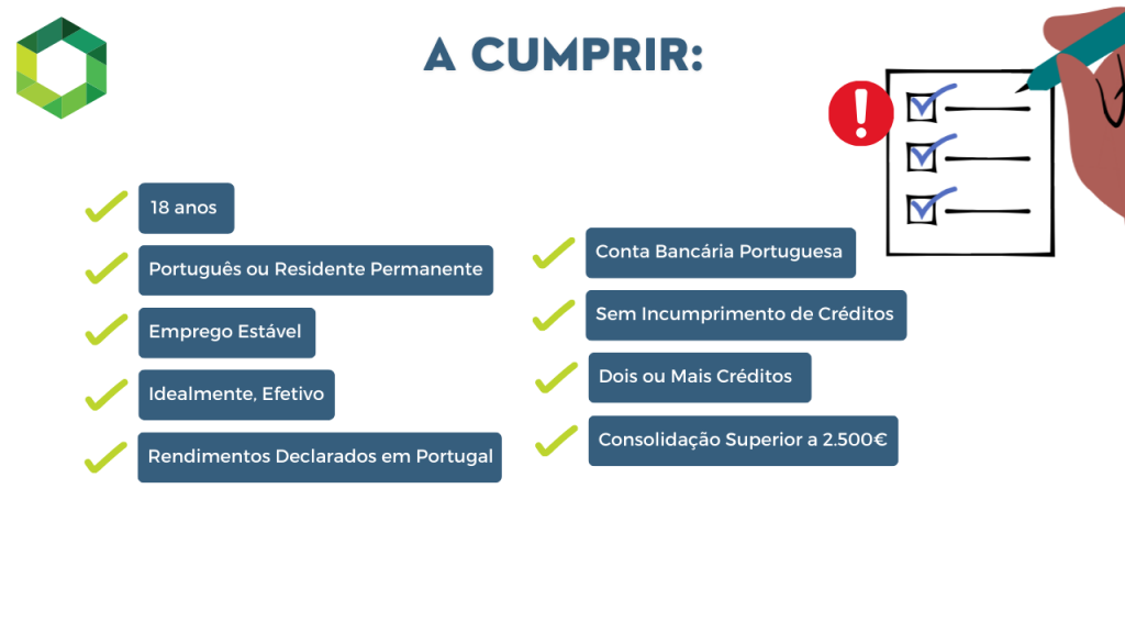 requisitos para pedir crédito consolidado 120 meses